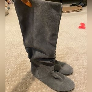 Gray Steve Madden boots